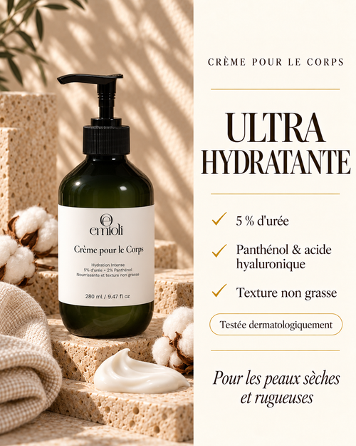 Crème pour le corps ultra hydratante emioli